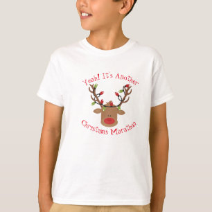 T-shirt de Noël pour enfants Rudolph