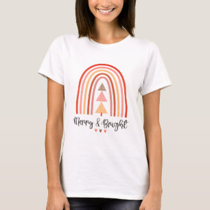 T-shirt de Noël pour femmes joyeux et brillants