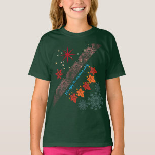 T-shirt de Noël pour fille - Tenue de fête de fin