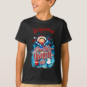T-shirt de Noël pour garçons personnalisés