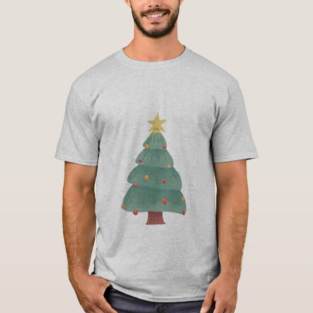 T-shirt de Noël pour hommes (Devant)