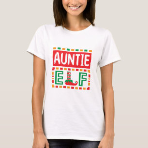 T-shirt de Noël Tatie Elfe