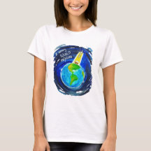 T-shirt de Noël "Un monde fatigué"