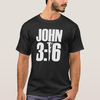 T-shirt de noir de 3h16 de John