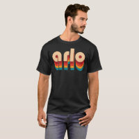T-shirt de nom Arlo Retro