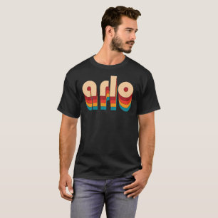 T-shirt de nom Arlo Retro