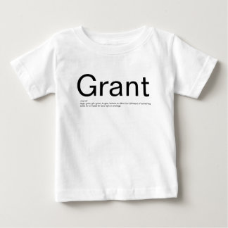 T-shirt de nom, Grant