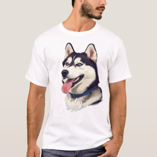 T-Shirt de nom personnalisé pour animaux de compag