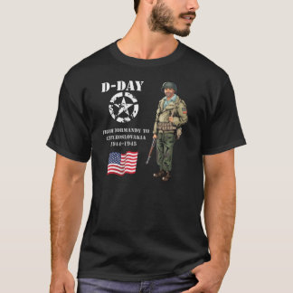 T-shirt De Normandie, la France, 1944 jusqu'à Pilsen,