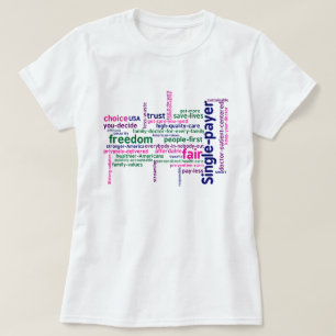 T-shirt de nuage de mot