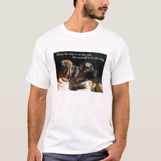T-shirt de paires de mastiff