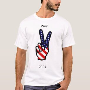 T-shirt de paix de vote