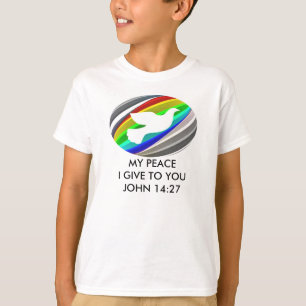 T-shirt de paix d'enfants