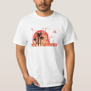 T-shirt de palmier d'été
