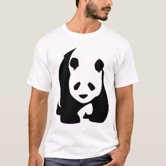 T-shirt de panda géant