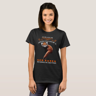T-shirt de panda rouge - femmes