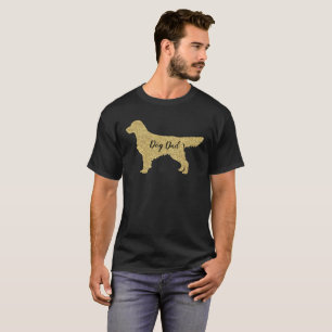 T-shirt de papa de chien du golden retriever   de