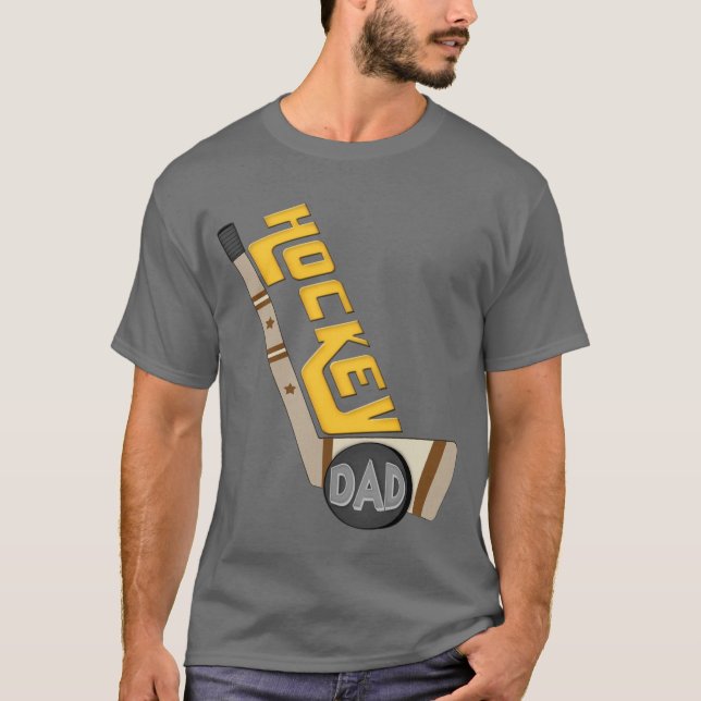 T-shirt de papa d'hockey (Devant)