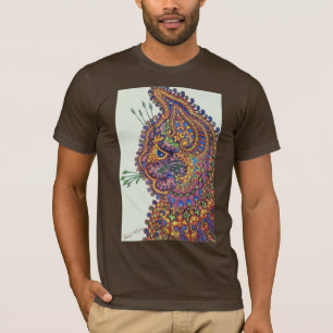 T-shirt de papier peint d'imaginaire de Louis Wain