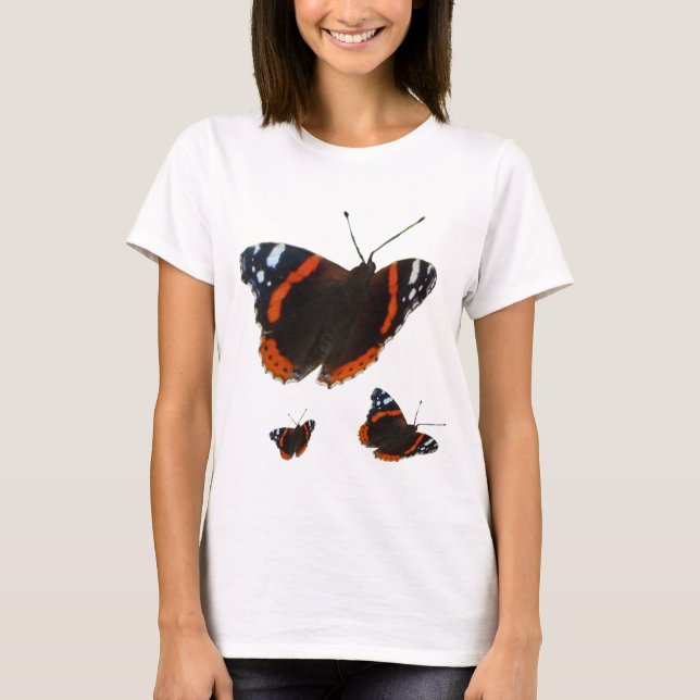 T-shirt de papillon d'Atalanta (Devant)