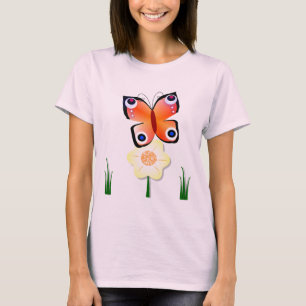 T-shirt de papillon de paon
