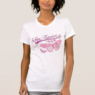 T-shirt de papillon de San Francisco