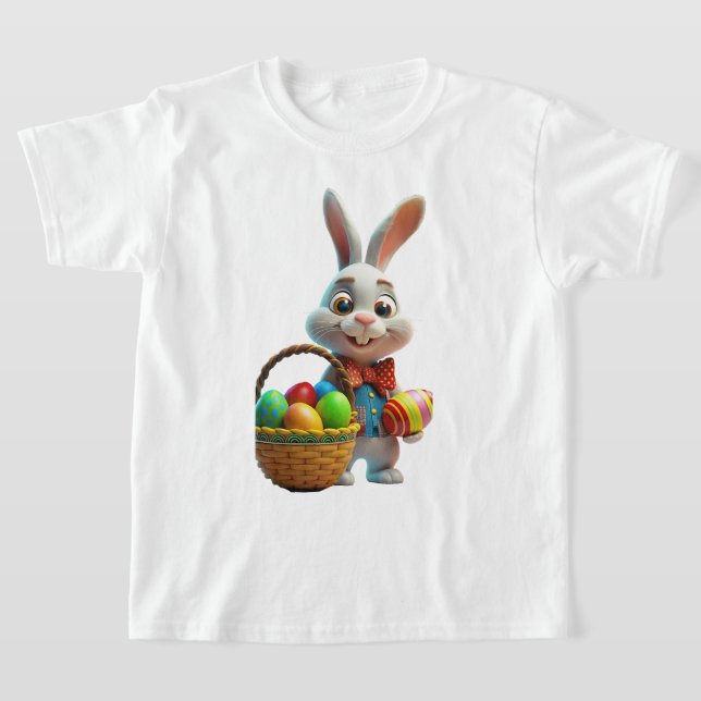 T-shirt de Pâques amusant pour les enfants (Poser)