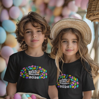 T-shirt de Pâques Fête de jardin aux haricots de P
