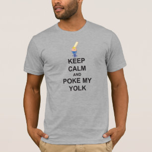 T-shirt de Pâques, GARDEZ CALME et POKE MON JAUNE