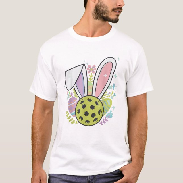 T-Shirt de Pâques Pickleball (Devant)