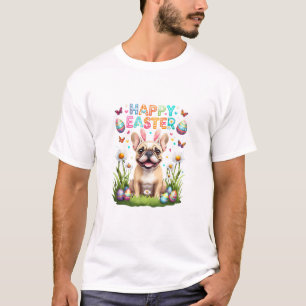 T-shirt de Pâques pour Bouledogue Français Drôle F
