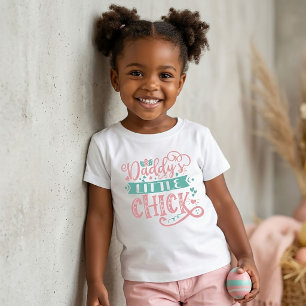T-shirt de Pâques pour enfants Daddy Little Chick