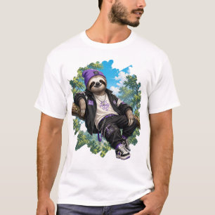 T-Shirt de paresseux décontracté