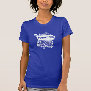 T-shirt de Paris de Pré-Université dans des
