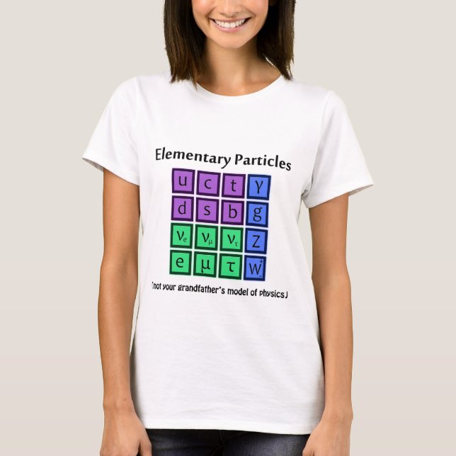 T-shirt de particules élémentaires (Devant)