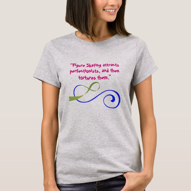 T-shirt de patineurs artistiques (Devant)