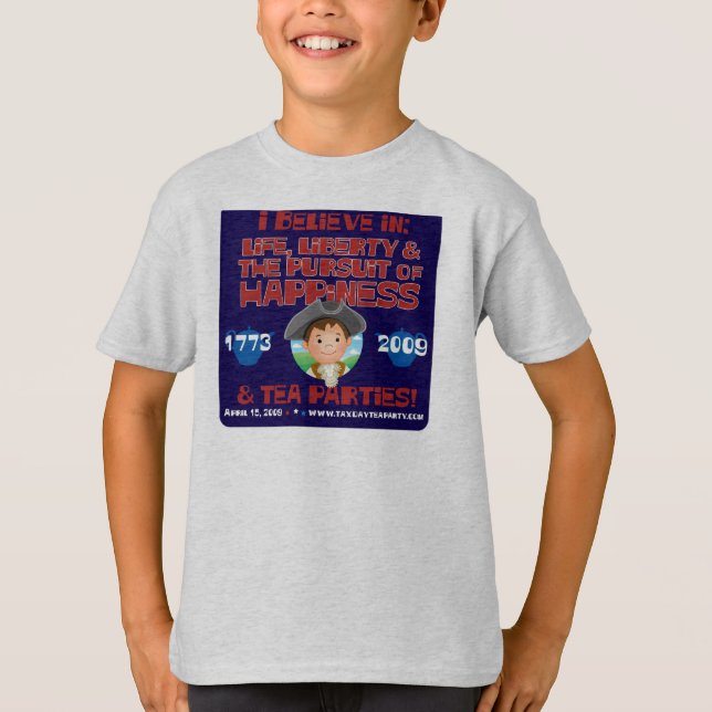 T-shirt de patriote de Lil (Devant)
