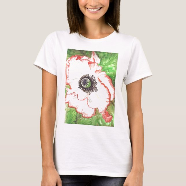 T-shirt "de pavot géant" (Devant)
