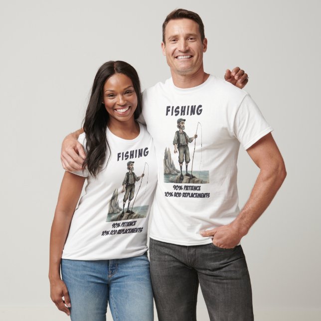 T-shirt de pêche (Unisexe)