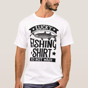T-Shirt de pêche chanceux