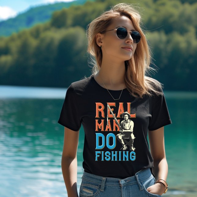 T-shirt de pêche de l'homme réel (Créateur téléchargé)