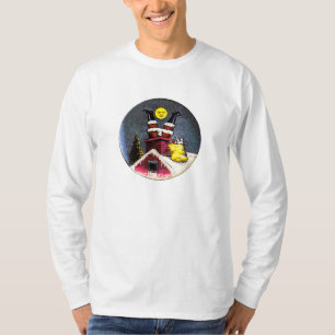 T-shirt De Père Noël chemise upside-down -