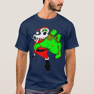 T-shirt de Père Noël de zombi !
