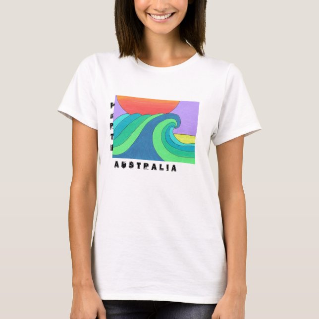 T-shirt de Perth, Australie (Devant)