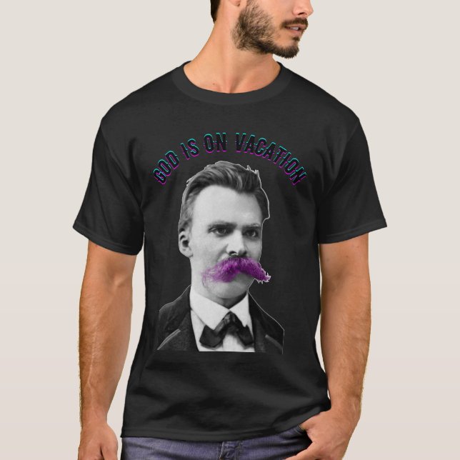 T-shirt de philosophie - Friedrich Nietzsche (Devant)
