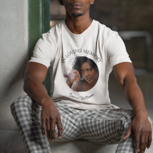 T-Shirt de photo de funérailles commémoratives ave