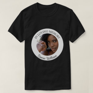 T-Shirt de photo de funérailles commémoratives ave
