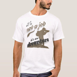 T-shirt de photographie ce n'est pas un travail