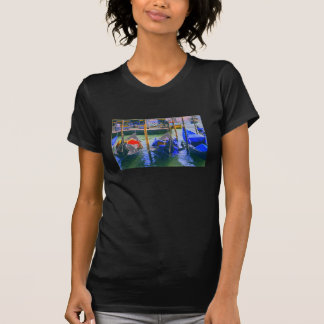 T-shirt de pièce en t de l'Italie de gondole de