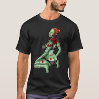 T-shirt de Pin- de zombi